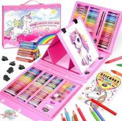 Art Supplies, Art Kits Arts and Crafts for Kids Age 4-6 6-8 8-12 with Trifold…
