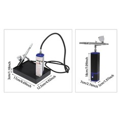 10W Portable Air brush Kit Airbrush Kit with Compressor Airbrush Gun Kit
