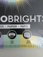 AstroBrights Paper Pastels 8.5 x 11 100 Sheets Multicolor Medium 20 Lb #91725
