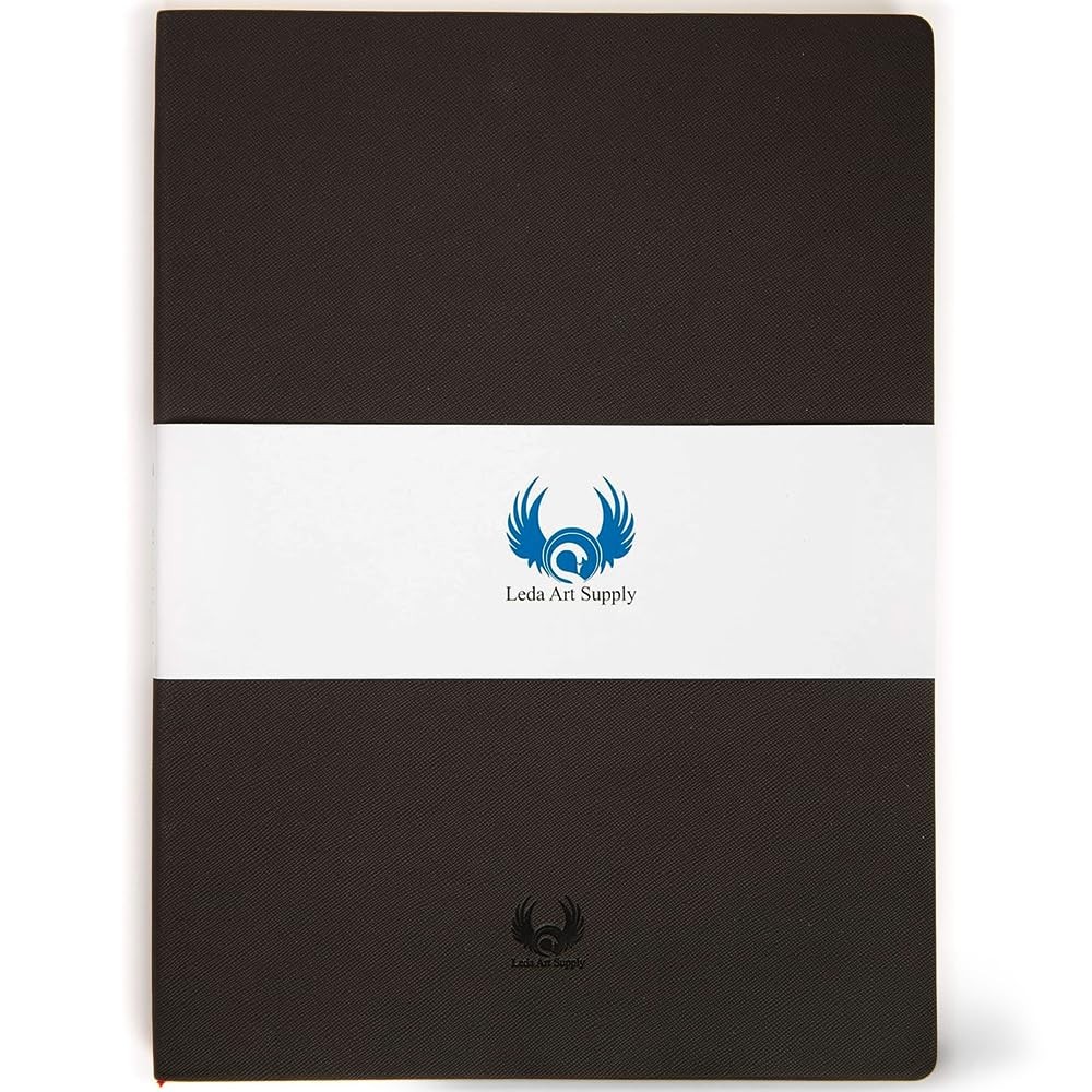 Softcover Sketch Book, A4 Sketchbook for Drawing, Lay Flat X-Large, Black