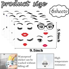 Face Stickers for Crafts – Eyes, Mouth, Nose Decals for DIY & Party Decor