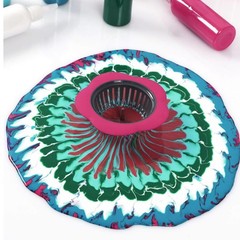 Allazone 7 PCS Acrylic Pouring Strainers Set, Plastic Silicone Paint 5