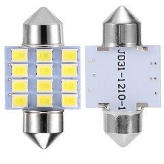 13-Piece Festoon LED Bulb Set for Interior Lighting and License Plates