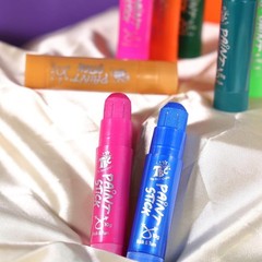 Paint Sticks,12 Classic Colors, Washable, Non-toxic, Tempera Paint Sticks for…