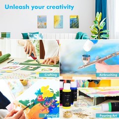 10 Pack 8×10 Inch Canvas Panels, White, Gesso Primed, Cotton, Painting Art