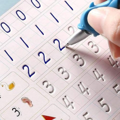 Reusable Grooved Handwriting Workbook, Magic Practice Copybook, Reusable Handwri