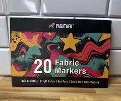 Pagather 40 Fabric Markers Fade Resistant Non Toxic Quick Dry Multi-surface New