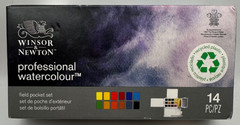 Winsor & Newton Professional Watercolor Field Pocket Set, 14pc