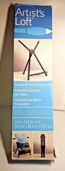 Artist’s Loft Compact Table Top Aluminum Easel w/ Carrying Bag. 14″ x 14.5″ x 4″