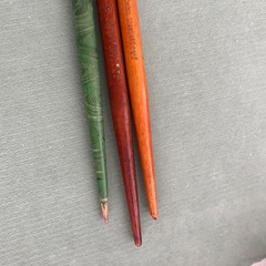 Lot of 3 Vintage Pen Nib Holders – Eagle Pencil & Others – Art Calligraphy Tools