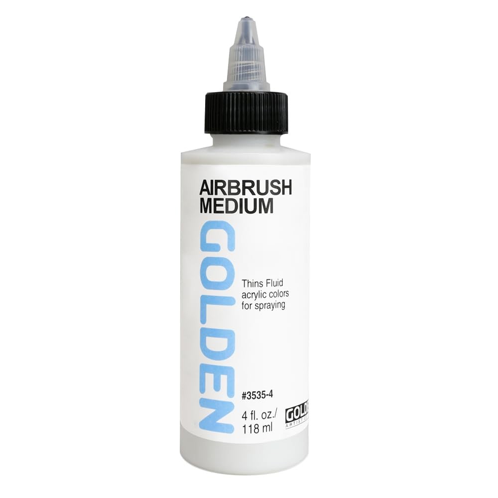 Airbrush Medium 4 fl. oz. – Professional Transparent Acrylic Medium