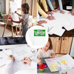 50Pcs White Poster Board,14×18 White Poster Paper Blank Graphic 14*18 50PC