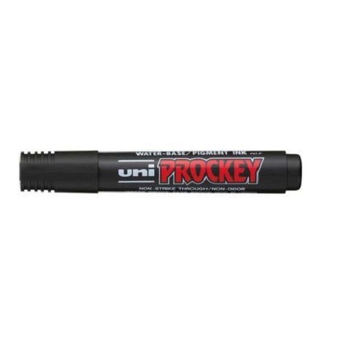 uni-ball PROCKEY PERMANENT BLACK MARKER Bullet or Chisel 1 – 2 – 3 – 6 – 12 Pens