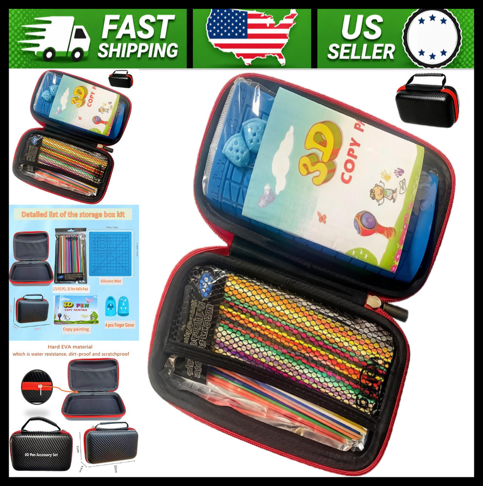 Case Compatible with 3Doodler Start+ 3D Pen for Kids | 3D Printing Pen