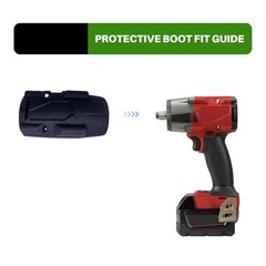 deawater 1pcs 49-16-2960 Mid-Torque Impact Rubber Protective Boot for 18v 3/8″