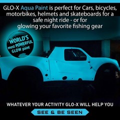 Glow in the Dark Acrylic Paint – UV Reactive Fluorescent Paint for Indoor Walls