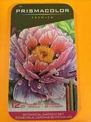 Prismacolor Colored Pencils,”Botanical Garden Set” of 12 pencils, Soft core,New