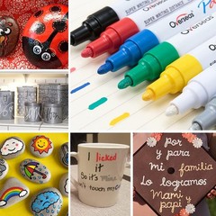 TFIVE Paint Pens Paint Markers on Almost Anything Never Fade Quick Dry and Pe…
