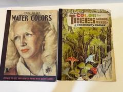 WALTER T FOSTER Lot Of 12 Vintage Instructional Art Books Mixed media ephemera