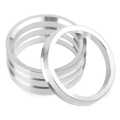 Hub Centric Rings 87.1mm to 108.1mm (Pack of 4), Aluminum OD 108.1-ID 87.1