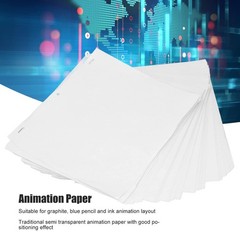 Punched Paper, 200 Sheets Animation Paper Translucent Punched Good Toughness …