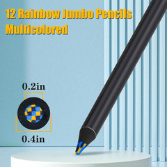 Art Supplies Teen Girl Boys Gifts Trendy Stuff, 12 Colored Rainbow Pencils, Stoc