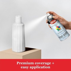 Krylon COLORmaxx Satin Crystal Clear Finish Spray – 11 Oz Durable Acrylic