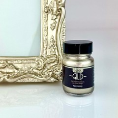 Super GILD Platinum Acrylic Paint – High Pigment Metallic Enamel, 125ml, Mult…