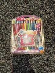 Sugar Rush Gel Pens for Kids Candy Scented, 24 Count, Neon Metallic Glitter Art