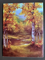 4 Walter Foster Painting Art instruction books Street Sunset Water Weather Birds