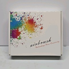 Airbrush Kit W/Compressor 50 Psi Non-clogging Rechargeable Painting, Nails,Cake