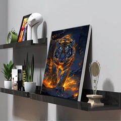 ATDMS Paint by Numbers Kit 7.87 inches x 11.81 x 0.67 inches, Tiger 51