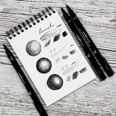 PIN Drawing Pen FINELINER Ultra FINE LINE Marker 0.05mm Black Ink – [Pack of 3]