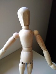IKEA Poseable Artist Mannequin Wooden Drawing Figure Decorative Jewelry Display
