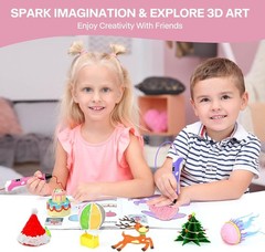 Reusable 3D Pen Art Templates – Thick Colorful Paper & Transparent Board