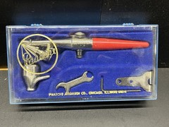 Vintage PAASCHE Painting Arts & Crafts Type H Airbrush Kit w/ Case & Accessories