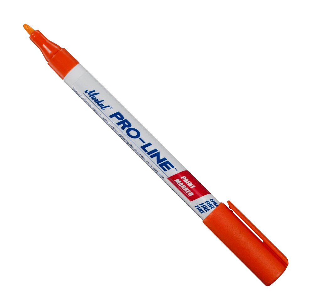 Pro-Line Fine Tip Liquid Paint Marker with 1/16″ Bullet Tip, Orange (Pack of 12)