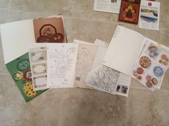 German Folk Art Lot Stencil Folders Booklets Paint Color Charts Bauernmalerei