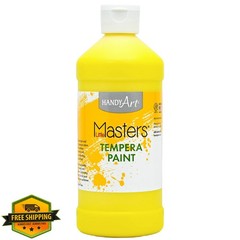 Handy Art Yellow Tempera Paint 16oz