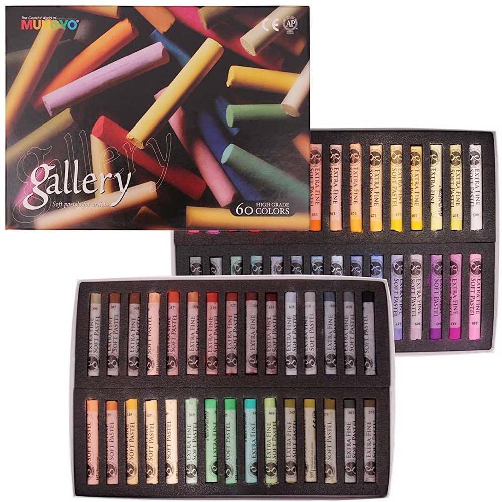 MUNGYO Gallery Artists’ Extra Fine Soft Pastel 60 Colors [EXPRESS SHIPPING]