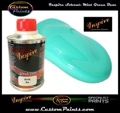 INSPIRE MINT BASE AIRBRUSH 8oz (SOLVENT), CUSTOM PAINT, HOK, ARTIST, HOT ROD