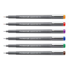 STAEDTLER (30805SBK6) Fineliner pigment lin. 0.5mm 6 col.