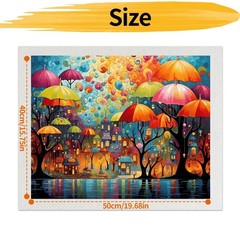 Paint by Numbers Kit for Adults, Colorful Trees Adults’paint-by-Number Kits on C