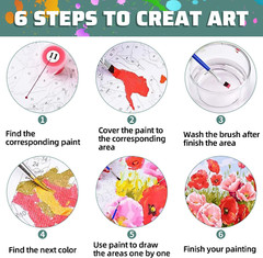 Paint by Numbers Kit for Adults, Tree of Life Painting by Numbers for Adults, Ac