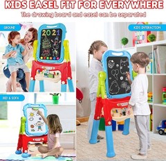 Portable Kids Art Easel with Painting Accessories