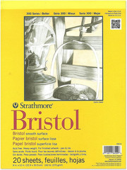 300 Series Bristol Smooth 9 In. X 12 In. [Pack of 2] (2PK-342-9-1)
