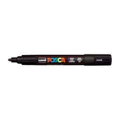 x10 single Black Uni Posca Marker Pen Medium Bullet Tip 1.8 – 2.5mm PC5M