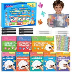 Magic Grooved Writing Practice for Kids Ages 3-8, Handwriting Practice for Ki…