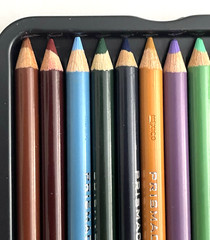 PRISMACOLOR PREMIER COLORED PENCILS Set of 24 in Metal Tin Drawing FINE ART EUC