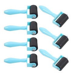 7 Pcs Hard Rubber Roller Printing Ink Art Craft Printmaking Tools